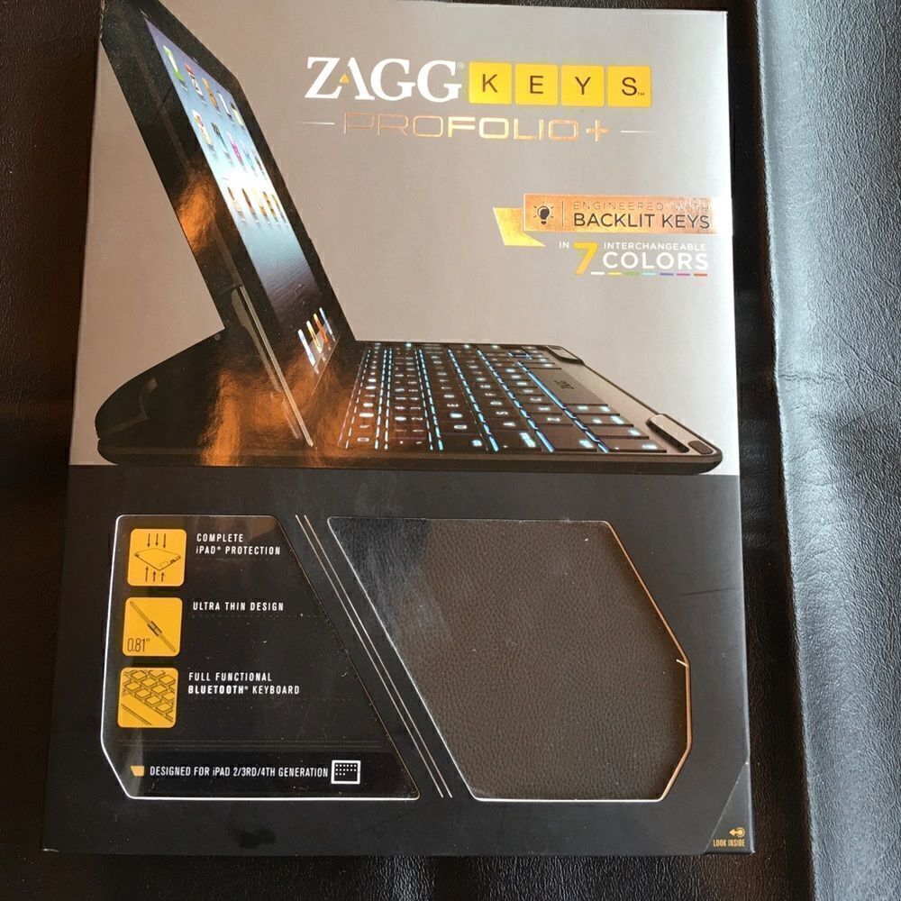 PROFOLIO WITH Backlit Keys for I PAD NWT - Picture 8 of 15